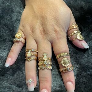 14 PIECE BOHO FASHION RING SET